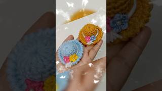 Crochet Hat 🤠 Crochet Hat Keychain ytshorts viralvideo youtubeshorts amnanaseem [upl. by Erlin]