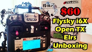 60 Budget Open TX ExpressLRS Radio Unboxing  Flysky FS I6X [upl. by Marybeth]