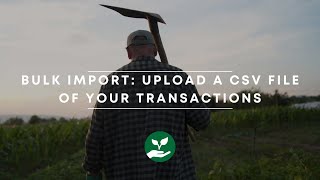 Bulk Import Upload CSV of Your Transactions to FarmRaise Tracks [upl. by Licastro835]