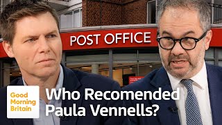 Former Post Office Minister Paul Scully On Calls To Remove Paula Vennells CBE Good Morning Britain [upl. by Aerdnwahs]