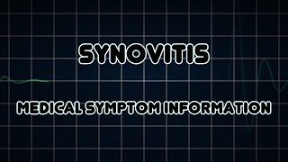 Synovitis Medical Symptom [upl. by Geiss]