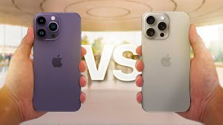 iPhone 15 Pro vs iPhone 14 Pro [upl. by Esenahs914]