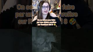 Tiens vilaine sorcière 🤣 twitchclip streameuse drole rire re re8 boss residentevil gameuse [upl. by Kery527]