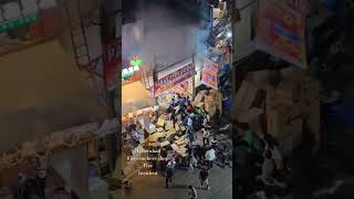 Hyderabad firecracker shop fire incident 🥹 [upl. by Enneirdna]