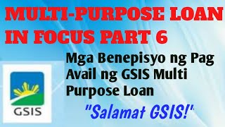 GSIS MPL Mga Benepisyong matatanggap ng mga GSIS Borrowers  WATCH AND SHARE [upl. by Darya884]