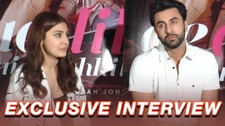 Exclusive Ranbir Kapoor And Anushka Sharma Interview With POP Diaries [upl. by Nanahs]