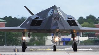 F117 Nighthawk Flying in 2022  Sentry savannah exercise [upl. by Yelnoc]