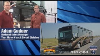 2014 Thor Tuscany 45LT Luxury RV Review at Motor Home Specialist amp Worlds RV Show [upl. by Ecar]