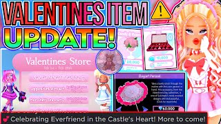 VALENTINES DAY UPDATE OUT NOW SETS  ACCESSORIES CAME BACK amp NEW FURNITURE ROBLOX Royale High [upl. by Semele]