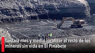 Tardará mes y medio localizar al resto de los mineros sin vida en El Pinabete [upl. by Tilda301]