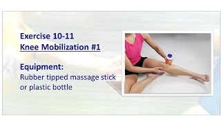 1011 SelfMobilization KNEE  Bruce Wilks Running Injury Recovery Program [upl. by Nivert3]