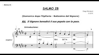 BATTESIMO DEL SIGNORE Anno A  SALMO 28 Il Signore benedirà il suo popolo con la pace [upl. by Jareen615]