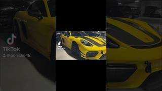 Porsche 718 Cayman GT4 Manthey Racing Edition in Racing Yellow 🐝 porsche cars [upl. by Straus]