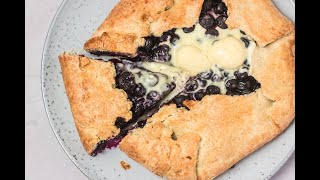 Blueberry Galette Recipe [upl. by Yliab]