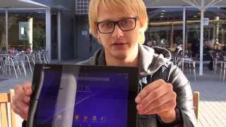 MWC 2014 Первый взгляд на Sony Xperia Z2 Tablet [upl. by Draner]