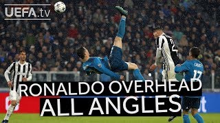 CRISTIANO RONALDO OVERHEAD KICK FROM ALL ANGLES GoalOfTheSeason [upl. by Floeter644]