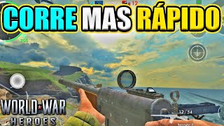 COMO CORRER MAS RÁPIDO EN WORLD WAR HEROES trucazo [upl. by Enrak]