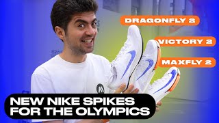 NEW Nike Spikes Preview  Dragonfly 2 Victory 2 Maxfly 2 [upl. by Airtemed444]