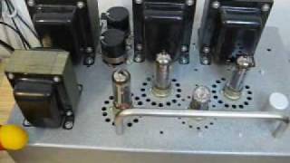 DIY audio  Single Ended Triode Amplifier EL84  6211 [upl. by Nahte]