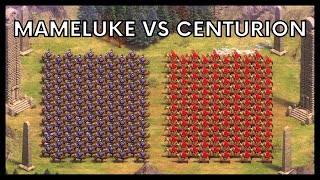 100 ELITE MAMELUKE VS 100 CENTURION  AGE OF EMPIRES II DEFINITIVE EDITION [upl. by Gisser]