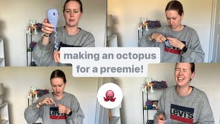 Crochet an Octopus for a Preemie with me  crochet and chat market insurance approved amp more [upl. by Neva]