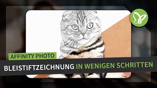 Affinity PhotoTutorial Best of Hacks – Bleistiftzeichnung in wenigen Schritten [upl. by Drageruaeb]