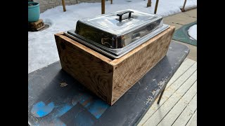 HTWPDI Episode 6 How to make a basic rustic chafing dish box [upl. by Anella]