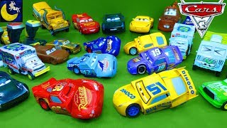 Part 2 Disney Cars 3 Collection LOTS of Toys Race and Reck Crash Lightning Mcqueen Miss Fritter Toys [upl. by Citron403]