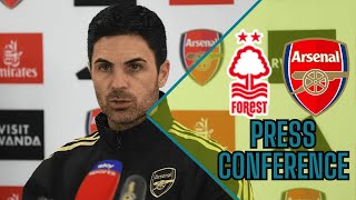 MIKEL ARTETA PRESS CONFERENCE AHEAD OF NOTTINGHAM FOREST LIVE [upl. by Edita]