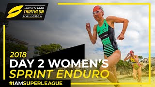 Super League Triathlon Mallorca Womens Sprint Enduro [upl. by Arreip]