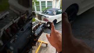 95 Mustang 302 GT45 eBay Turbo Swap Preview [upl. by Ramedlav]