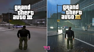 GTA III Definitive Edition vs Original  Graphics Comparison [upl. by Anelys]