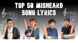 TOP 50 Misheard Song Lyrics [upl. by Aikit173]