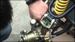 Powersportsmax GKX01DF125GKA part1 Assembly Youth 125cc Go karts Cheap Dune Buggys Sandrail [upl. by Moll]