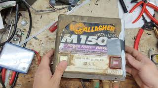 Electric fence charger test amp review  Gallagher M1500 Repair [upl. by Clarine371]