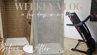 Weekly Vlog Bathroom Renovation  Skims amp Zara Haul  Unboxing Reebok GT40S Treadmill houseofkeke [upl. by Idner781]