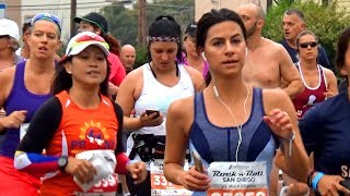 Rock n Roll Marathon 2017 San Diego Raw Video [upl. by Dorolice377]