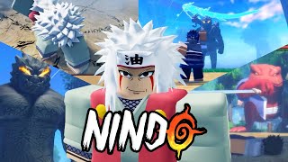 The NEW Roblox Anime Naruto Game Nindo Combat Mechanics amp Bosses [upl. by Romalda]