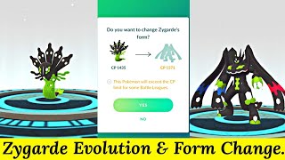 Zygarde 100 Form Evolution in Pokemon Go  Zygarde All Form In Pokemon Go  Zygarde Cells [upl. by Paulsen]