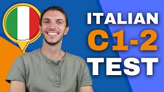 TEST di ITALIANO livello C1  AVANZATO [upl. by Keelin]