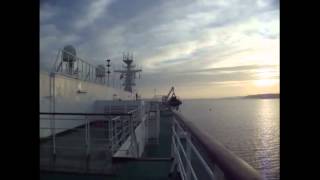 Departing From Poole on the Barfleur Ferry Ruel Britania [upl. by Cinderella]