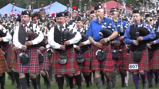 Canmore Highland Games Massed Band 2017 [upl. by Othelia]