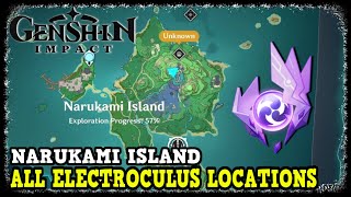 Genshin Impact All Electroculus Locations on Narukami Island [upl. by Edana322]