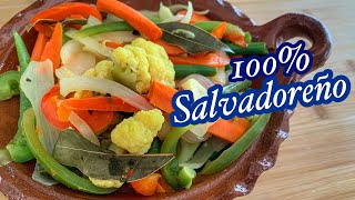 COMO HACER EL ESCABECHE SALVADOREÑO  receta típica [upl. by Magree201]