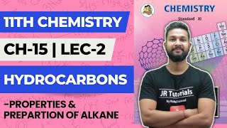 11th Chemistry  Chapter 15  Hydrocarbons  Lecture 2  Preparation of Alkanes  Maharashtra Board [upl. by Marian]