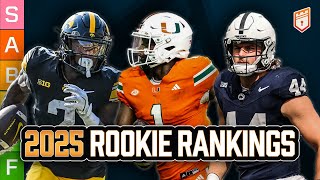 2025 Dynasty Rookie Rankings amp Tiers Stacked Class [upl. by Sucramd]