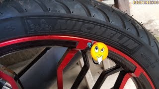 MotoVlog 22 New Tires For my Honda RS 125 Fi [upl. by Aehsel274]