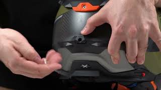 How to Remove the Goggle Strap Holder from the NEXX XWED3 Helmet [upl. by Epilef]