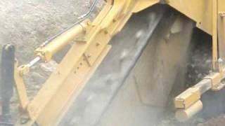 InterDrain 2028HRT Hydraulic Rock Trencher  Blackley NZ [upl. by Adirem]