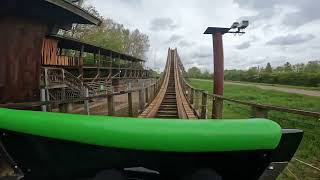 Walygator Grand Est Anaconda Front Row POV April 2024 [upl. by Yorztif]